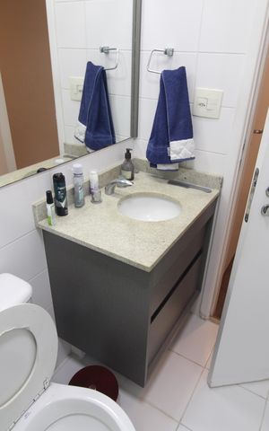 Apartamento à venda com 142m², 3 quartos e 2 vagasQuarto 3 - Banheiro
