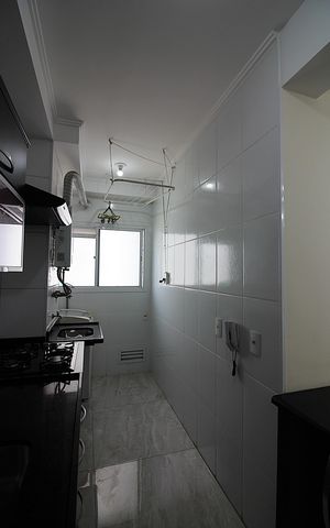 Apartamento à venda com 70m², 2 quartos e 1 vagaCozinha e Área de Serviço