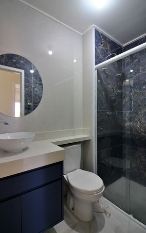 Apartamento à venda com 70m², 2 quartos e 1 vagaBanheiro Social