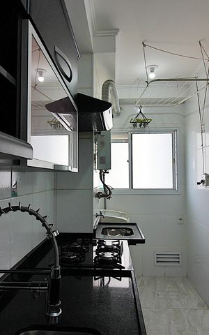 Apartamento à venda com 70m², 2 quartos e 1 vagaCozinha e Área de Serviço