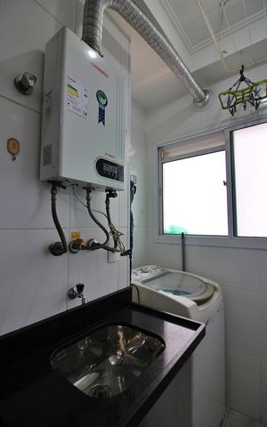Apartamento à venda com 70m², 2 quartos e 1 vagaCozinha e Área de Serviço