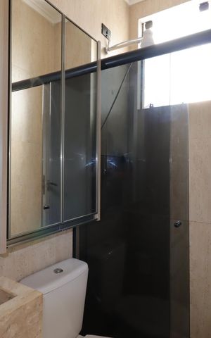 Apartamento à venda com 106m², 2 quartos e 2 vagasBanheiro Social
