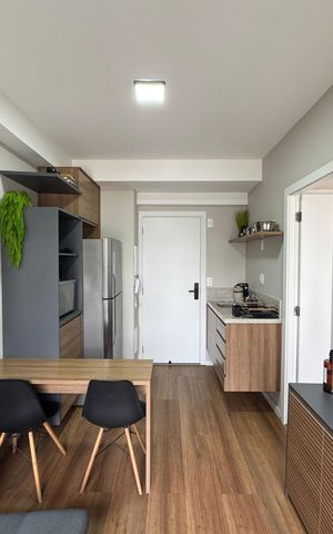 Studio à venda com 27m², 1 quarto e sem vaga Studio à venda com 27m², 1 quarto e sem vagaSala/Cozinha