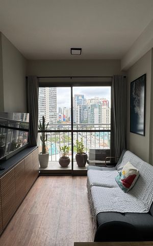 Studio à venda com 27m², 1 quarto e sem vaga Studio à venda com 27m², 1 quarto e sem vagaSala