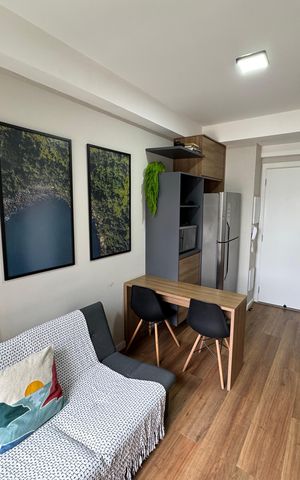 Studio à venda com 27m², 1 quarto e sem vaga Studio à venda com 27m², 1 quarto e sem vagaSala/Cozinha
