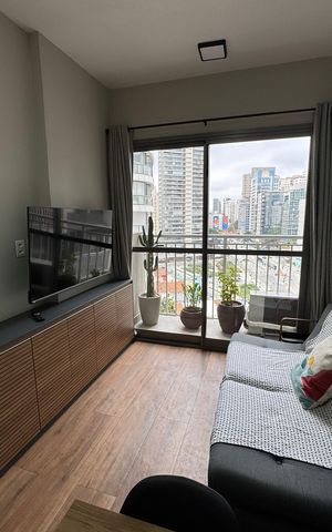 Studio à venda com 27m², 1 quarto e sem vaga Studio à venda com 27m², 1 quarto e sem vagaSala