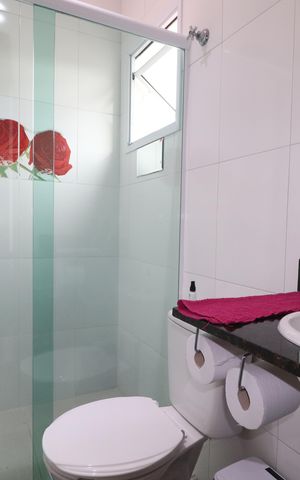 Apartamento à venda com 100m², 2 quartos e 1 vagaBanheiro da Suíte