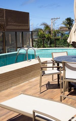Apartamento para alugar com 44m², 1 quarto e 1 vaga Apartamento para alugar com 44m², 1 quarto e 1 vagaÁrea comum - Piscina