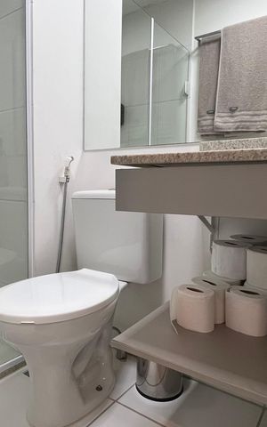 Studio à venda com 24m², 1 quarto e 1 vaga Studio à venda com 24m², 1 quarto e 1 vagaBanheiro