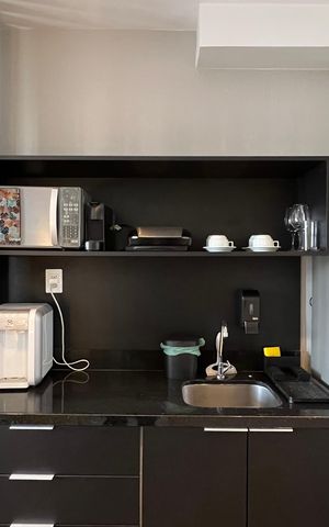 Studio à venda com 24m², 1 quarto e 1 vaga Studio à venda com 24m², 1 quarto e 1 vagaCozinha