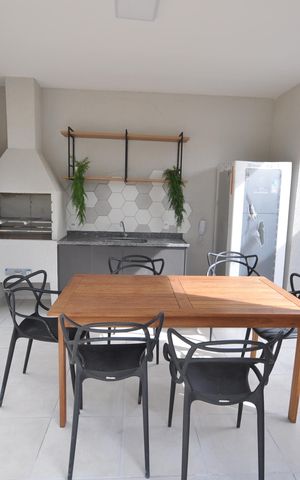 Apartamento à venda com 38m², 2 quartos e sem vagaÁrea comum - Churrasqueira 2