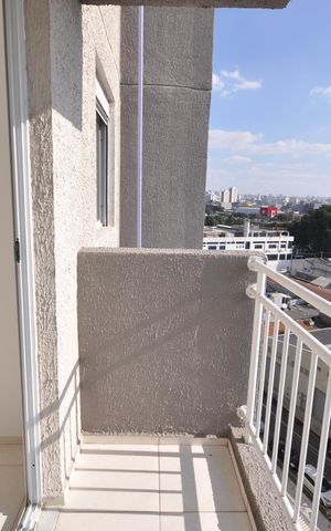 Apartamento à venda com 38m², 2 quartos e sem vagaSacada da Sala