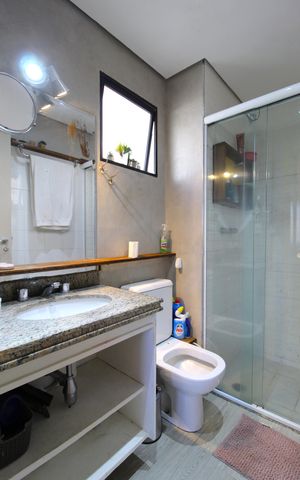 Studio à venda com 35m², 1 quarto e 1 vagaBanheiro da Suíte