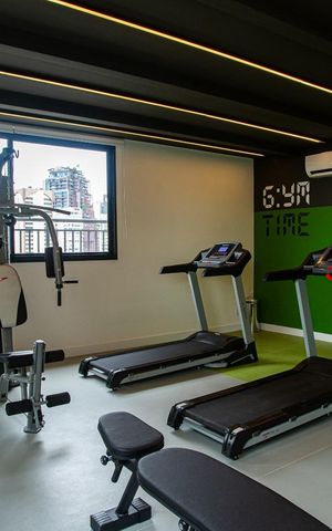 Studio à venda com 25m², 1 quarto e sem vaga Studio à venda com 25m², 1 quarto e sem vagaÁrea comum - Academia