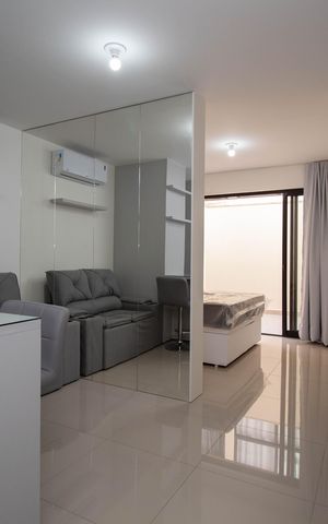 Apartamento para alugar com 39m², 1 quarto e 1 vaga Apartamento para alugar com 39m², 1 quarto e 1 vagaStudio