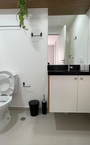 Apartamento para alugar com 25m², 1 quarto e sem vaga Apartamento para alugar com 25m², 1 quarto e sem vagaBanheiro