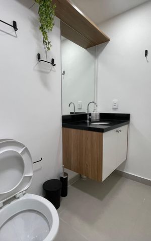 Apartamento para alugar com 25m², 1 quarto e sem vaga Apartamento para alugar com 25m², 1 quarto e sem vagaBanheiro