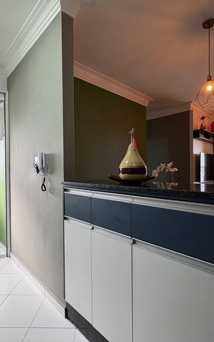 Apartamento à venda com 62m², 3 quartos e 2 vagasCozinha