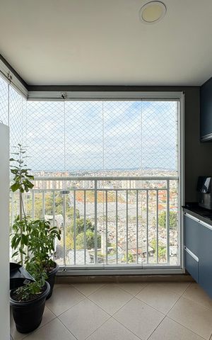 Apartamento à venda com 62m², 3 quartos e 2 vagasVaranda
