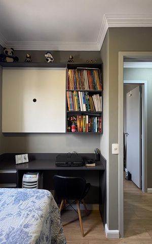 Apartamento à venda com 62m², 3 quartos e 2 vagasQuarto 1
