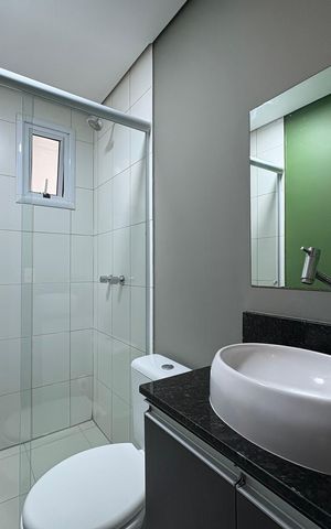 Apartamento à venda com 62m², 3 quartos e 2 vagasBanheiro