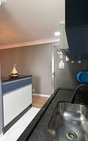 Apartamento à venda com 62m², 3 quartos e 2 vagasCozinha