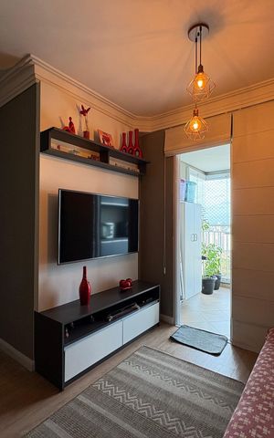 Apartamento à venda com 62m², 3 quartos e 2 vagasSala