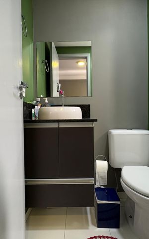 Apartamento à venda com 62m², 3 quartos e 2 vagasBanheiro da Suíte