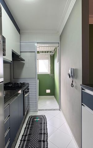 Apartamento à venda com 62m², 3 quartos e 2 vagasCozinha