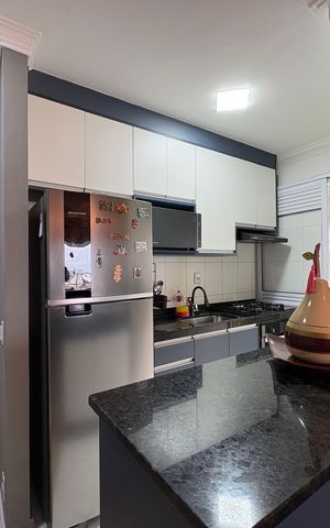 Apartamento à venda com 62m², 3 quartos e 2 vagasCozinha