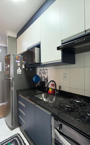 Apartamento à venda com 62m², 3 quartos e 2 vagasCozinha