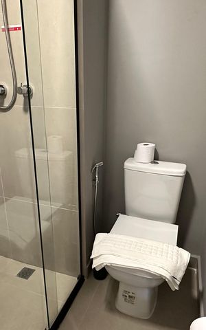Studio para alugar com 20m², 1 quarto e sem vaga Studio para alugar com 20m², 1 quarto e sem vagaBanheiro