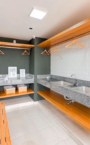 Apartamento à venda com 35m², 2 quartos e sem vagaÁrea comum - Lavanderia