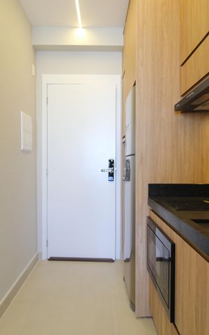 Studio para alugar com 27m², 1 quarto e sem vagaCozinha