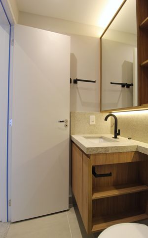 Studio para alugar com 27m², 1 quarto e sem vagaBanheiro
