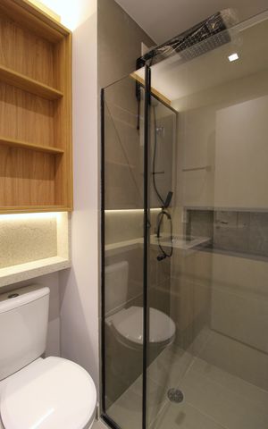 Studio para alugar com 27m², 1 quarto e sem vagaBanheiro