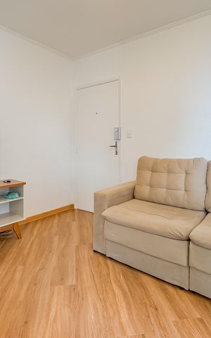 Apartamento para alugar com 36m², 1 quarto e 1 vaga Apartamento para alugar com 36m², 1 quarto e 1 vagaSala