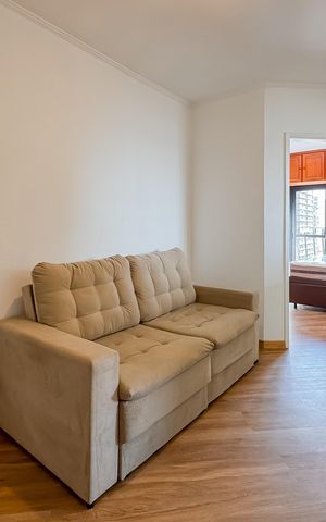 Apartamento para alugar com 36m², 1 quarto e 1 vaga Apartamento para alugar com 36m², 1 quarto e 1 vagaSala
