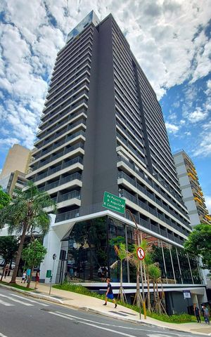 Studio para alugar com 18m², 1 quarto e sem vaga Studio para alugar com 18m², 1 quarto e sem vagaFachada