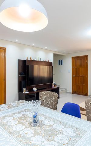 Casa de condomínio à venda com 98m², 3 quartos e 2 vagas Casa de condomínio à venda com 98m², 3 quartos e 2 vagasSala de Jantar
