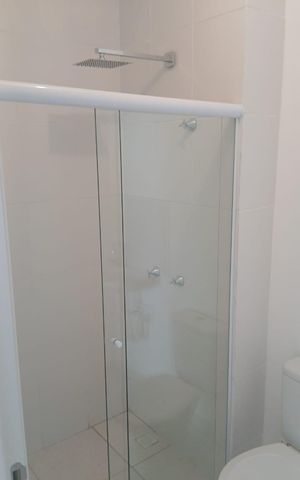 Apartamento para alugar com 42m², 2 quartos e 1 vaga Apartamento para alugar com 42m², 2 quartos e 1 vagaBanheiro com Box