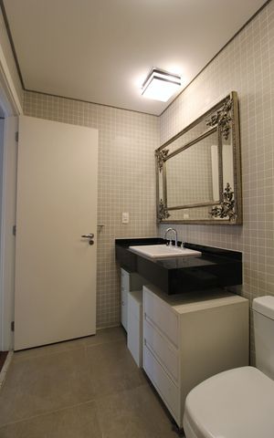 Apartamento à venda com 109m², 1 quarto e 2 vagasBanheiro da Suíte