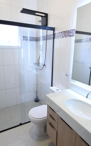 Casa de condomínio à venda com 402m², 4 quartos e 4 vagasBanheiro Quarto 4 - Suíte