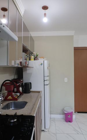 Apartamento à venda com 50m², 2 quartos e 1 vagaCozinha e Área de Serviço