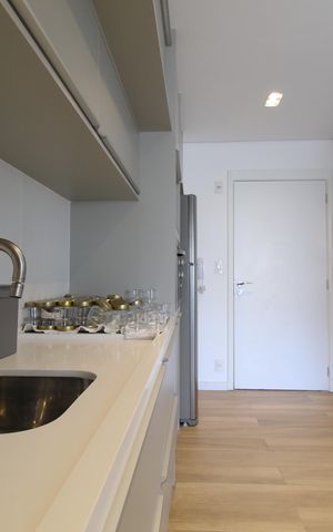 Studio à venda com 35m², 1 quarto e sem vagaCozinha