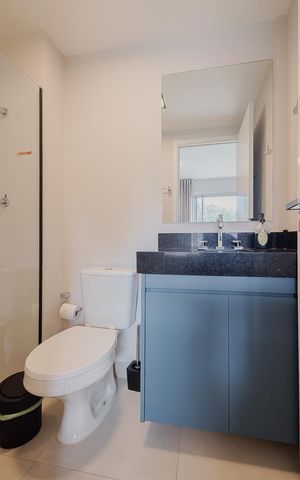 Studio para alugar com 27m², 1 quarto e sem vagaBanheiro