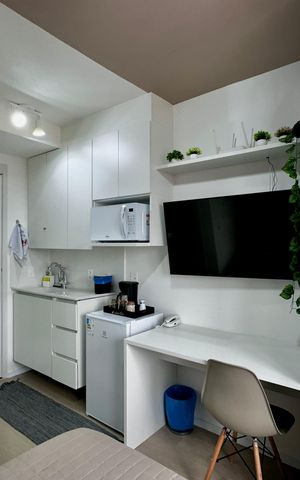 Apartamento à venda com 20m², 1 quarto e sem vaga Apartamento à venda com 20m², 1 quarto e sem vagaSala/Quarto