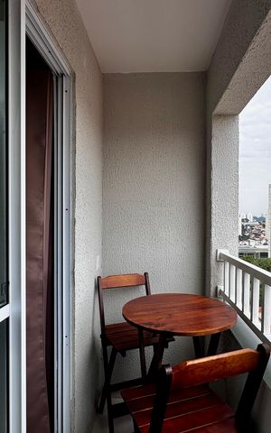 Apartamento à venda com 20m², 1 quarto e sem vaga Apartamento à venda com 20m², 1 quarto e sem vagaSacada