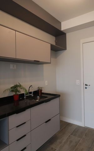Studio para alugar com 27m², 1 quarto e sem vagaCozinha