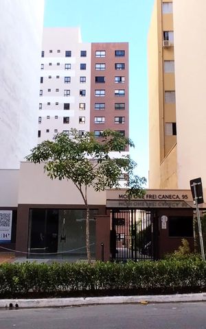Studio à venda com 27m², 1 quarto e sem vaga Studio à venda com 27m², 1 quarto e sem vagaFachada